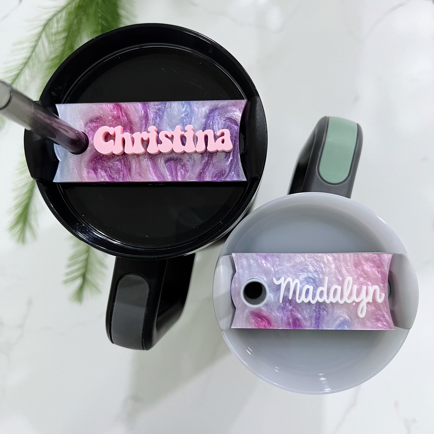 Pink Purple Tumbler Topper