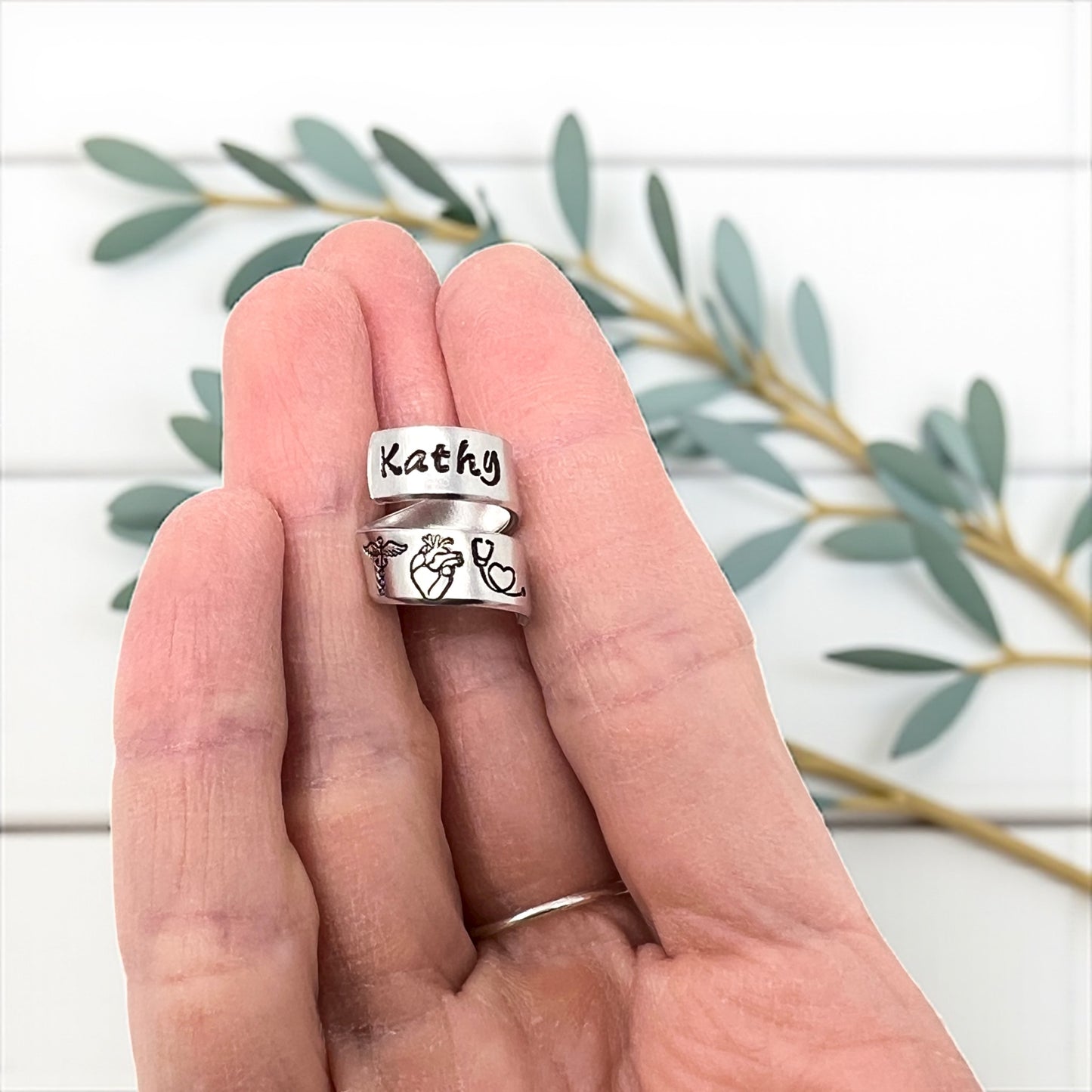 Stethoscope ID Tag / Caduceus Anatomical Heart Stethoscope