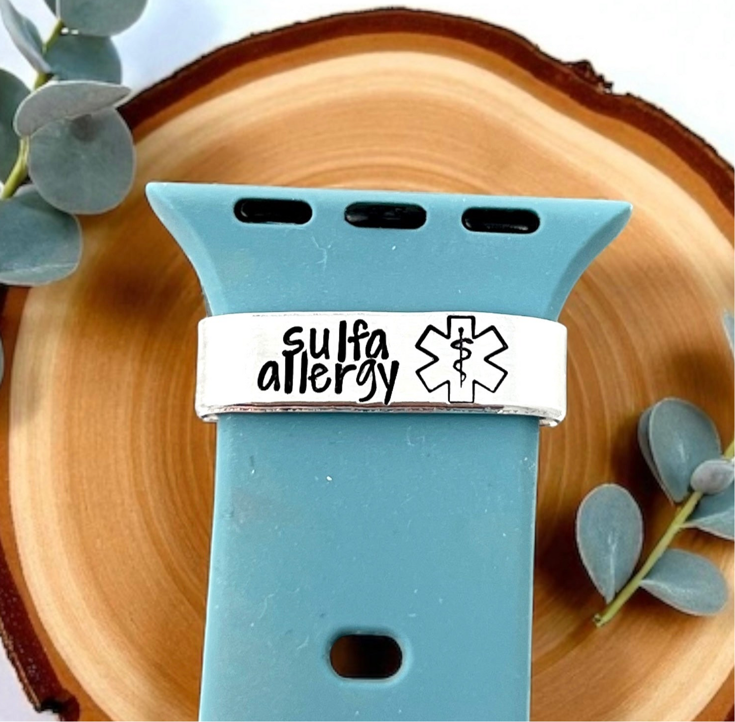 Sulfa Allergy Watch Charm