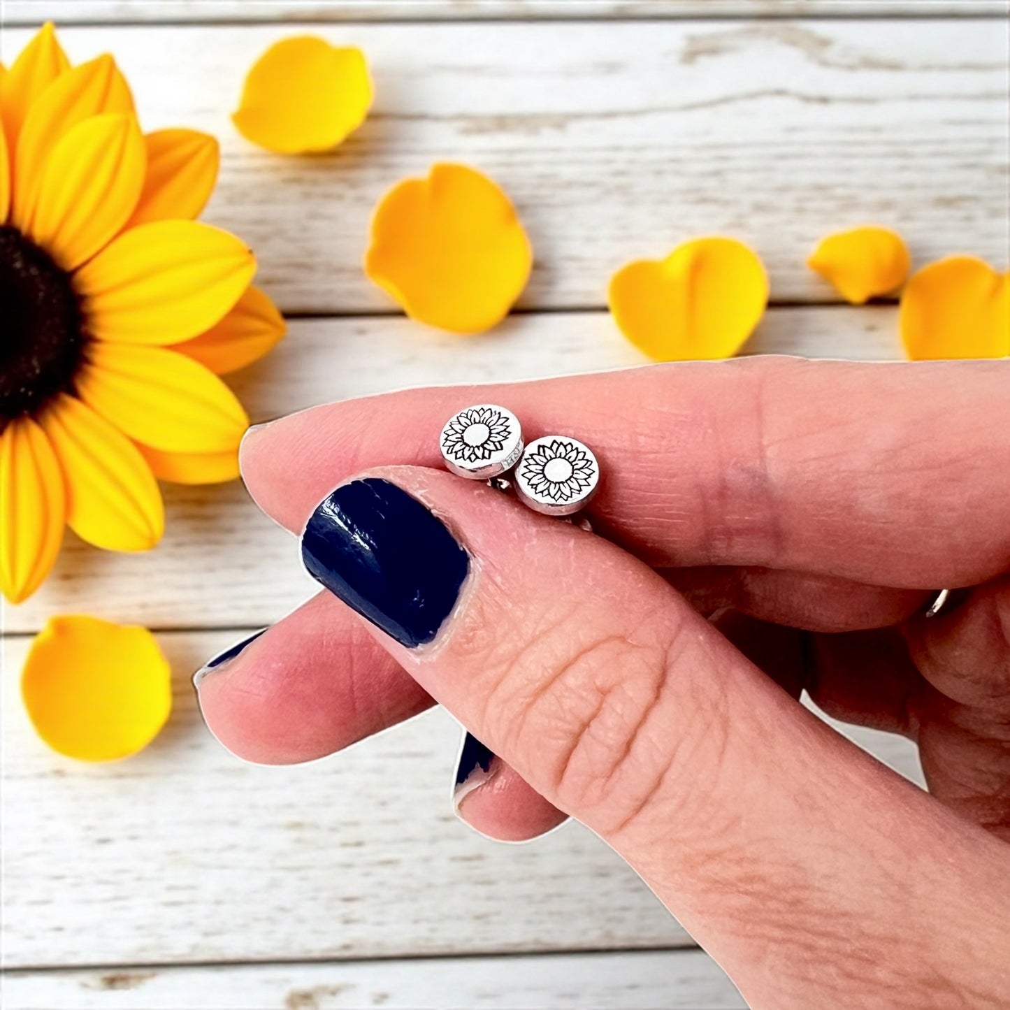 Sunflower Stud Earrings