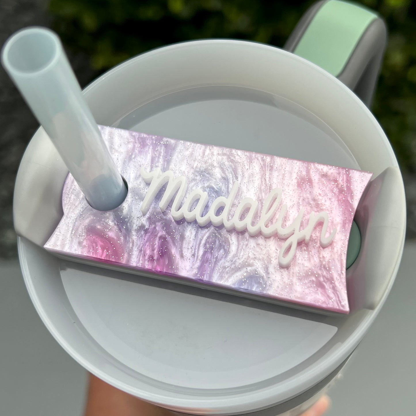 Pink Purple Tumbler Topper