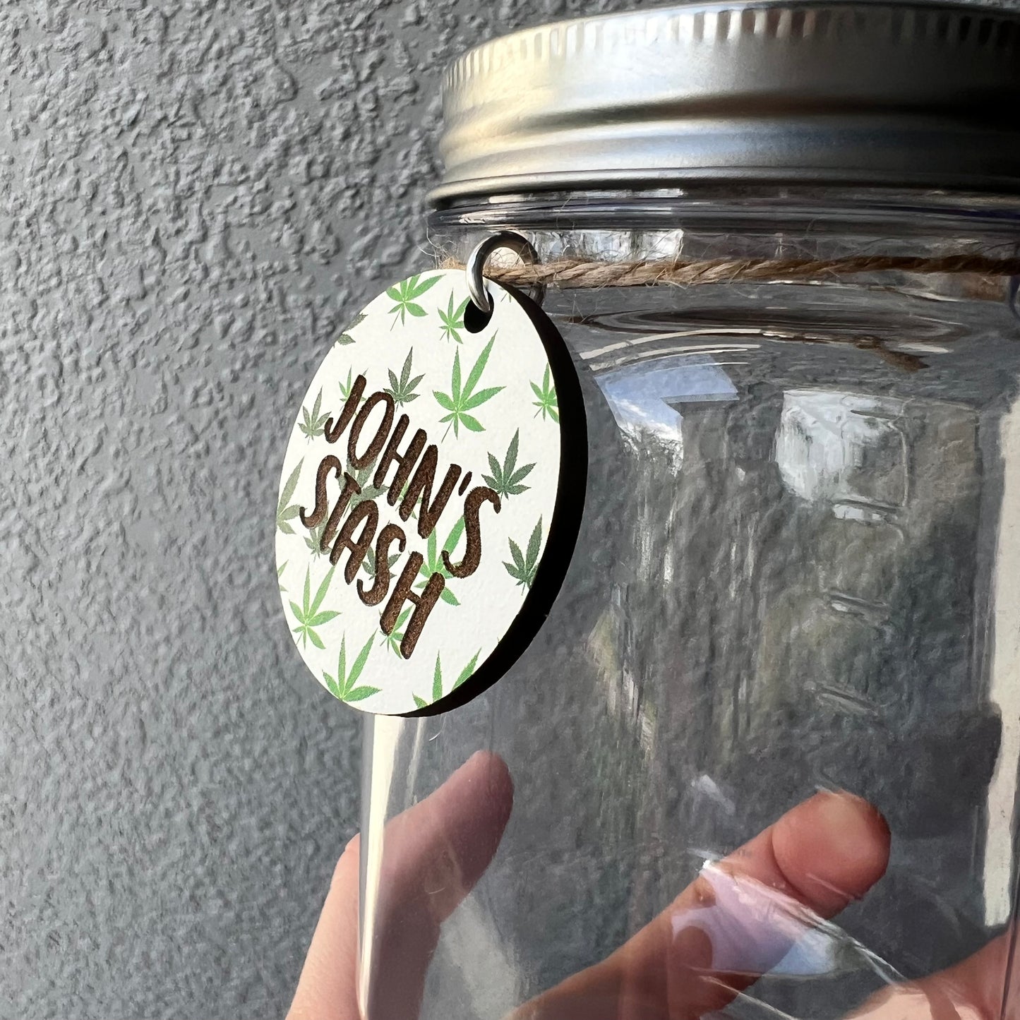 Personalized Stash Jar