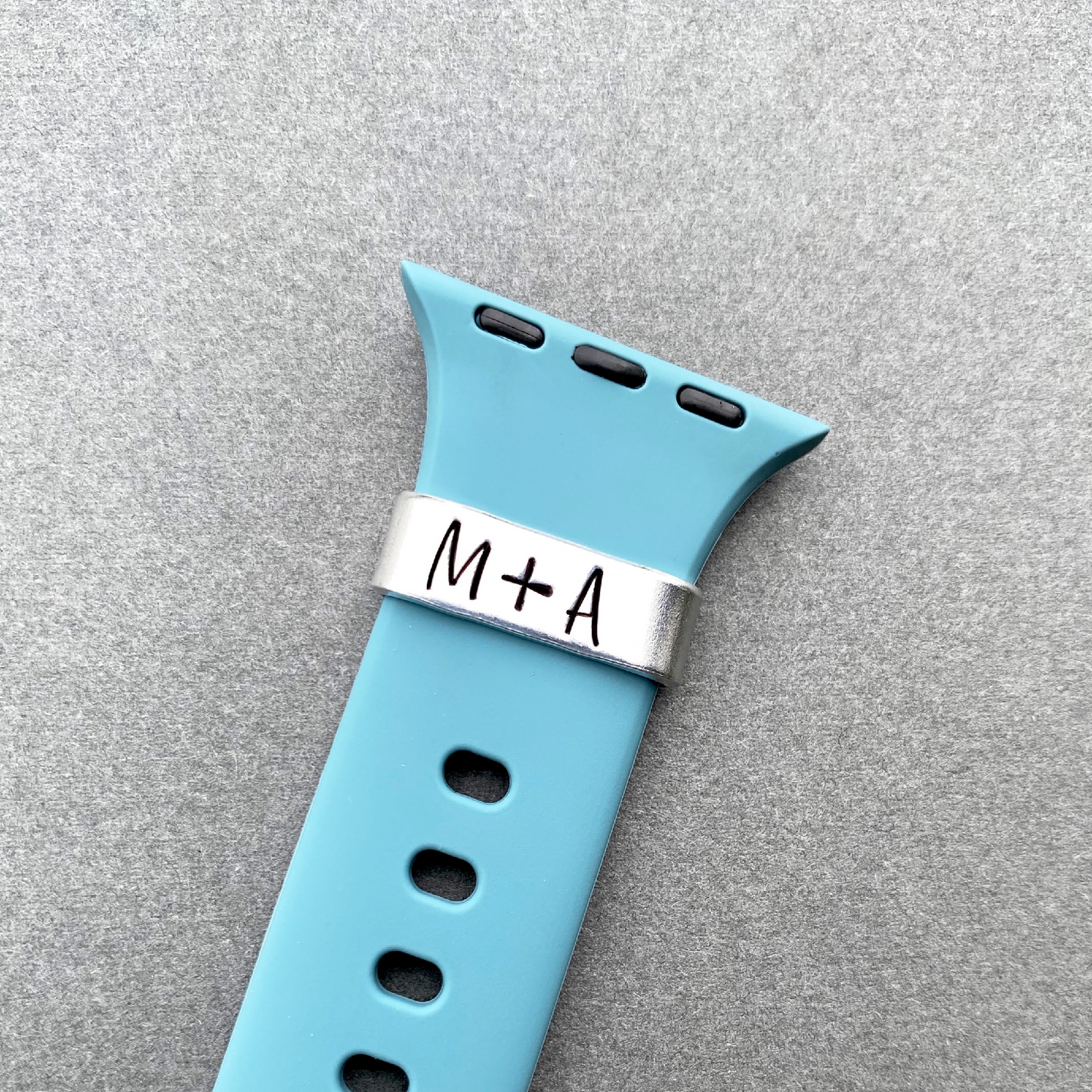 Initials Watch Band Charm