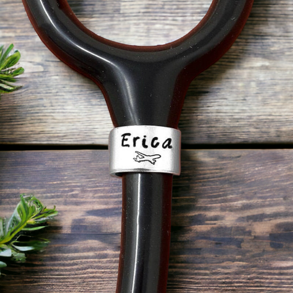 Plane Stethoscope Tag