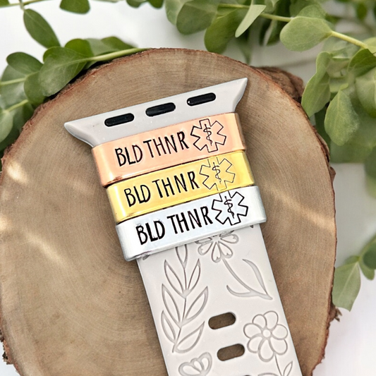 Blood Thinner Star of Life Watch Band Charm