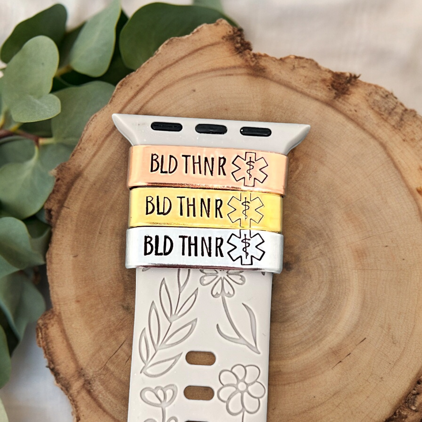 Blood Thinner Star of Life Watch Band Charm