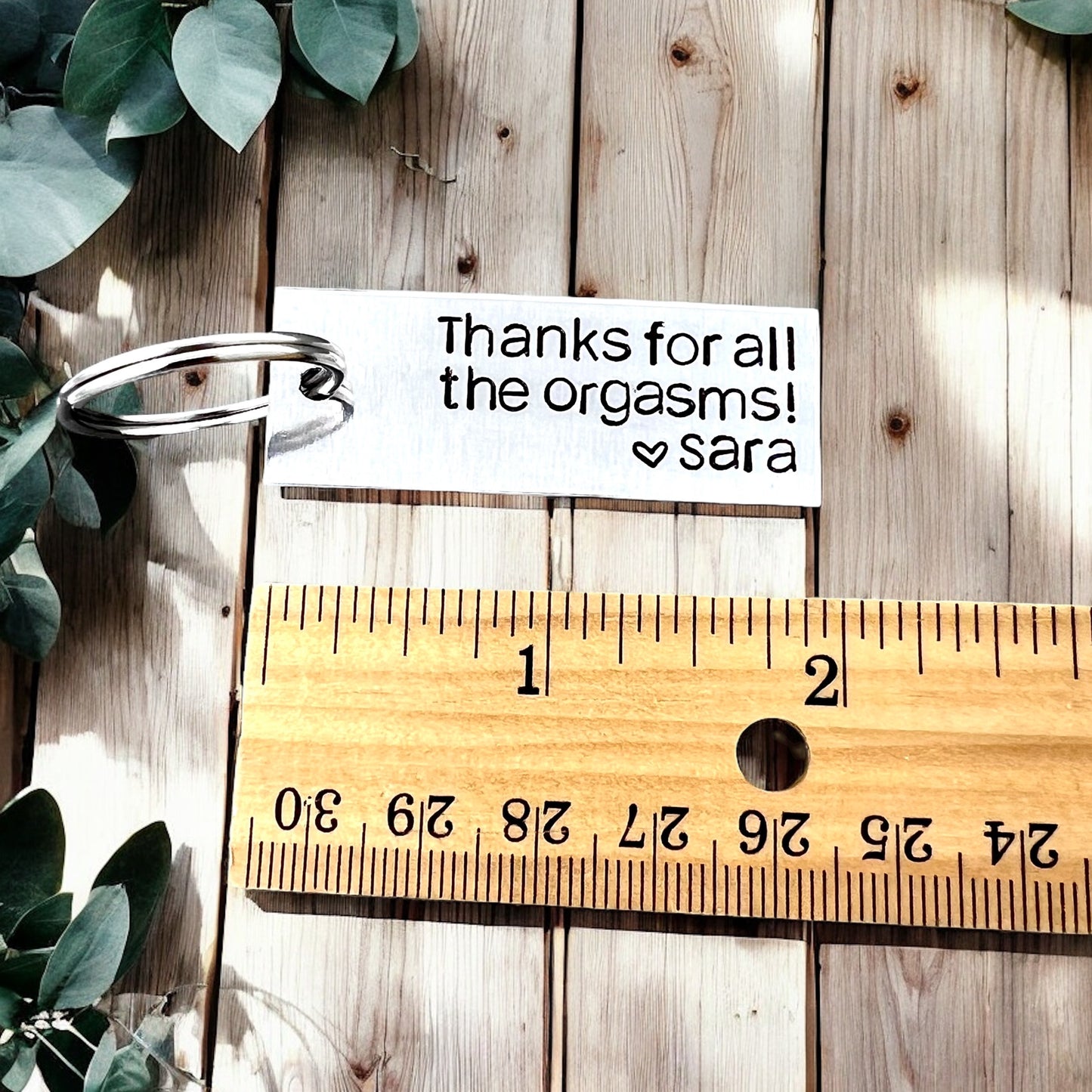 Thanks For All The Orgasms Keychain