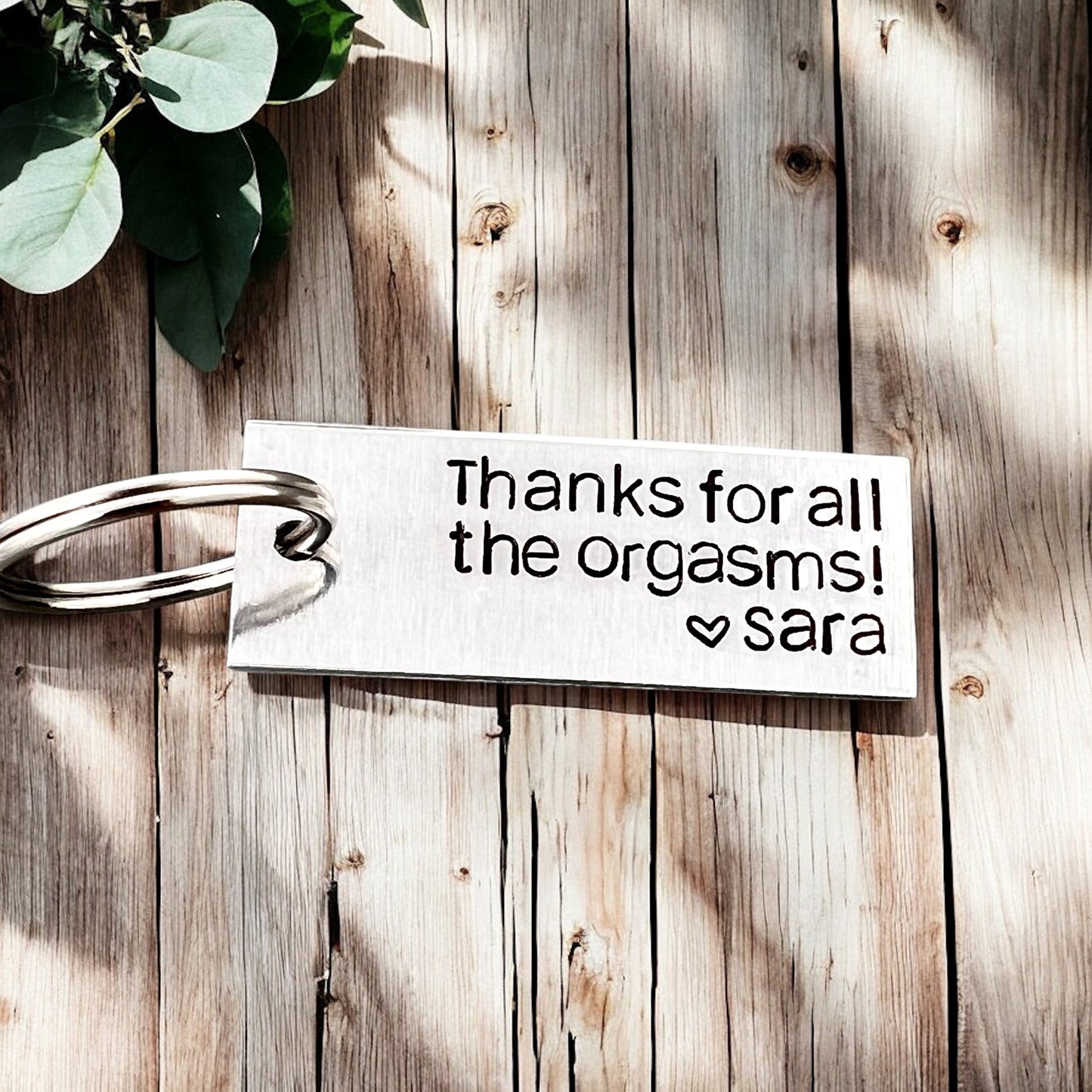 Thanks For All The Orgasms Keychain