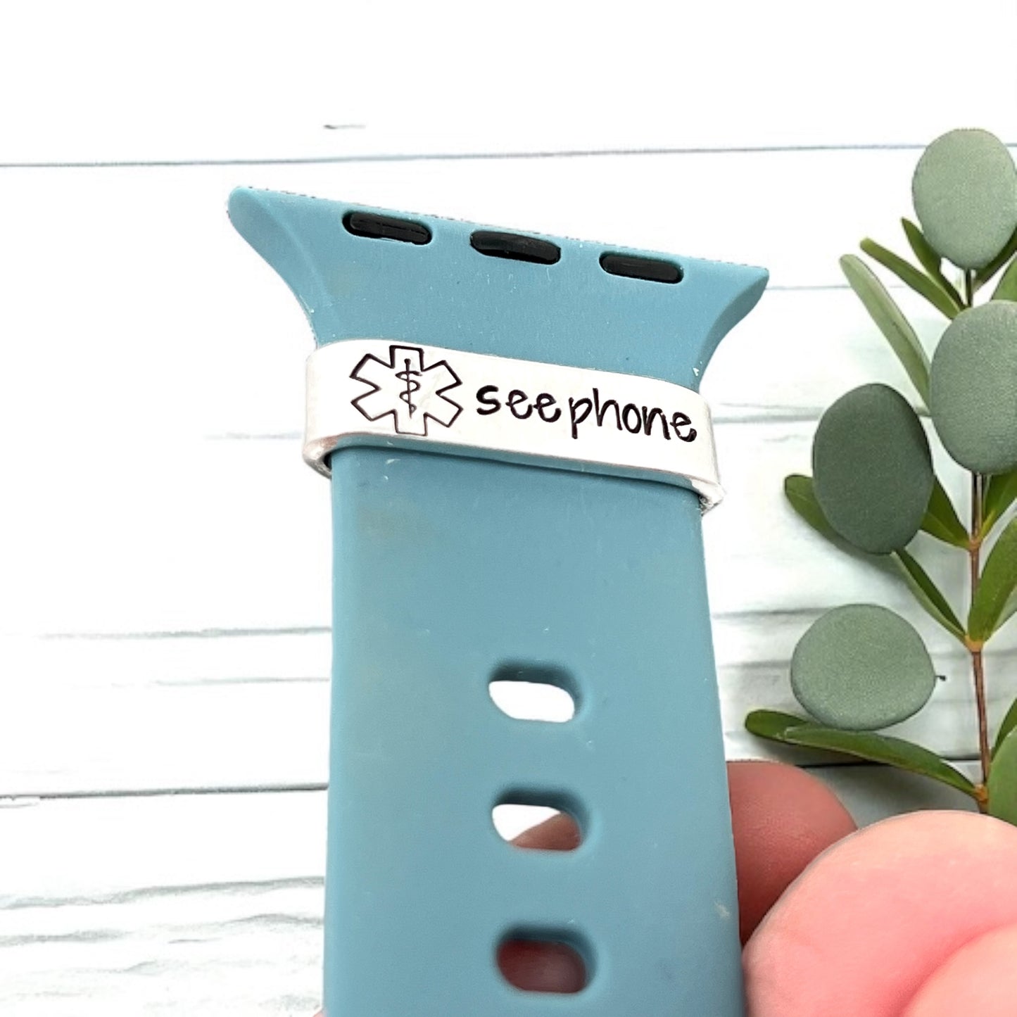 See Phone Watch Band Charm