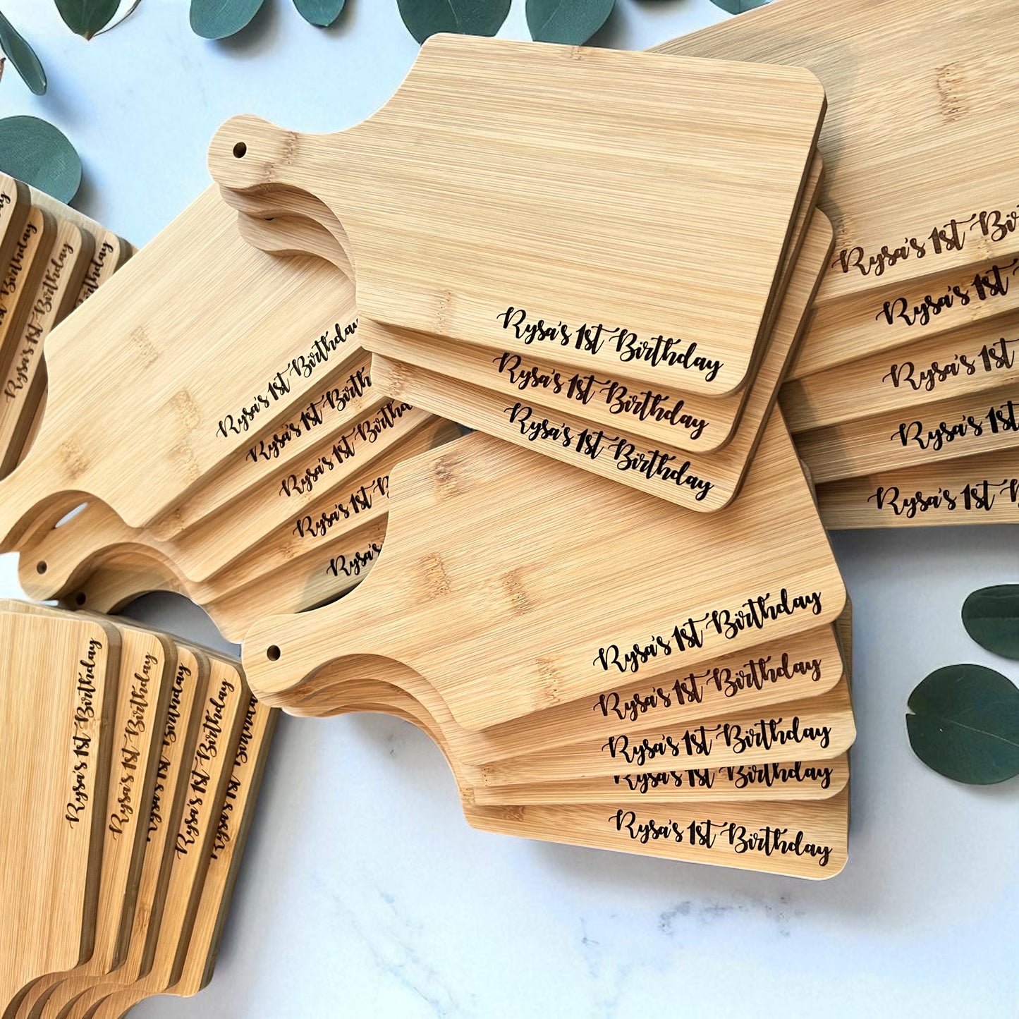 Mini Personalized Charcuterie Board Bottom Text