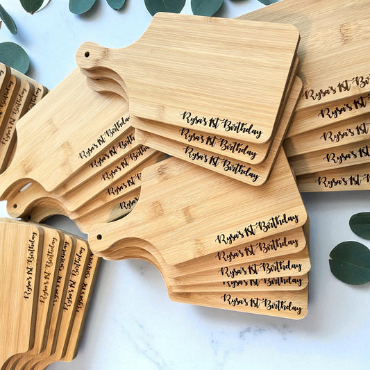 Mini Personalized Charcuterie Board Bottom Text