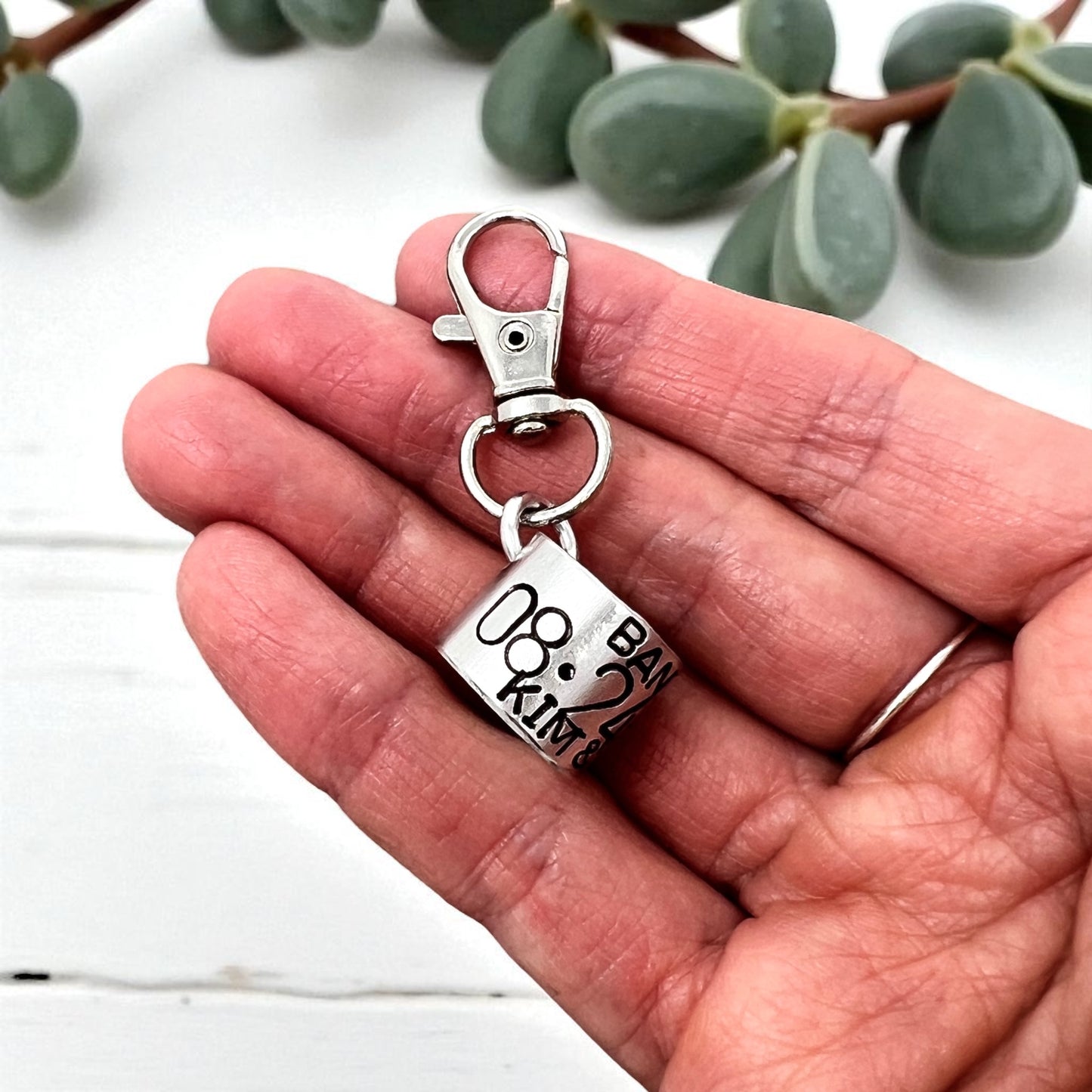 Custom Duck Band Style Keychain Clip