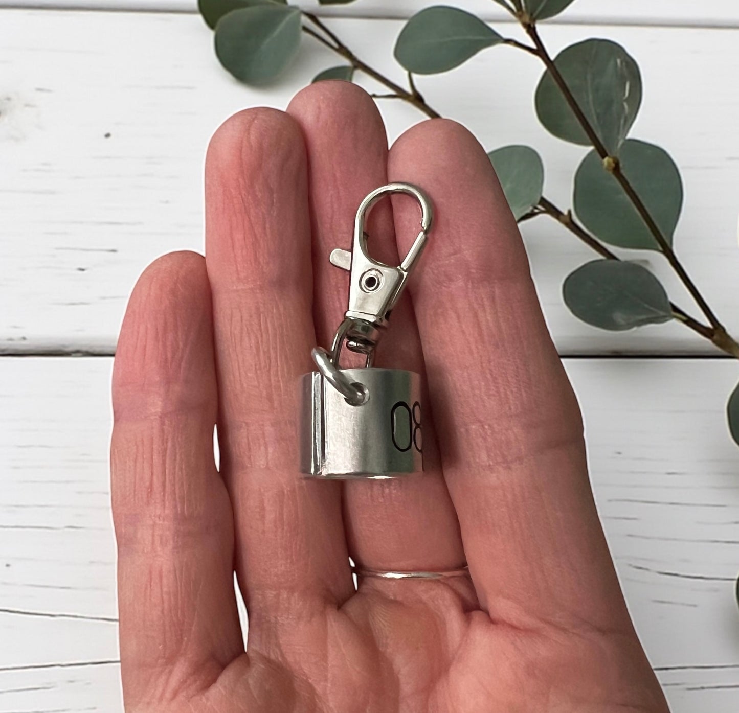 Custom Duck Band Style Keychain Clip