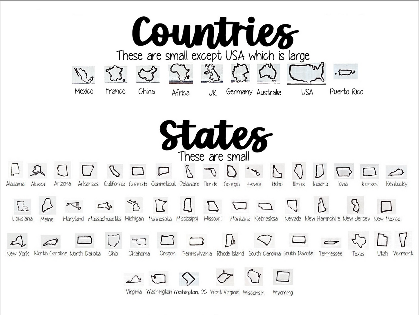 States Linked Heart Watch Charm