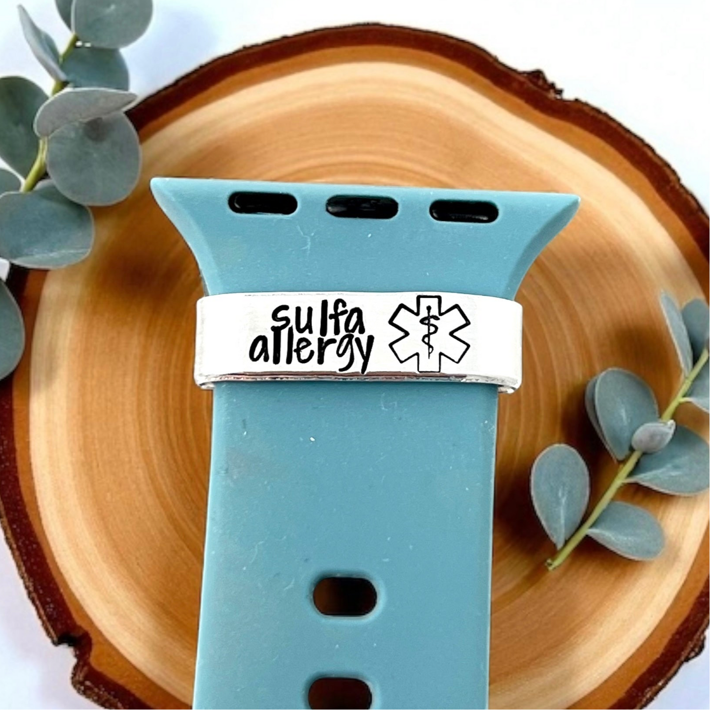 Sulfa Allergy Watch Charm