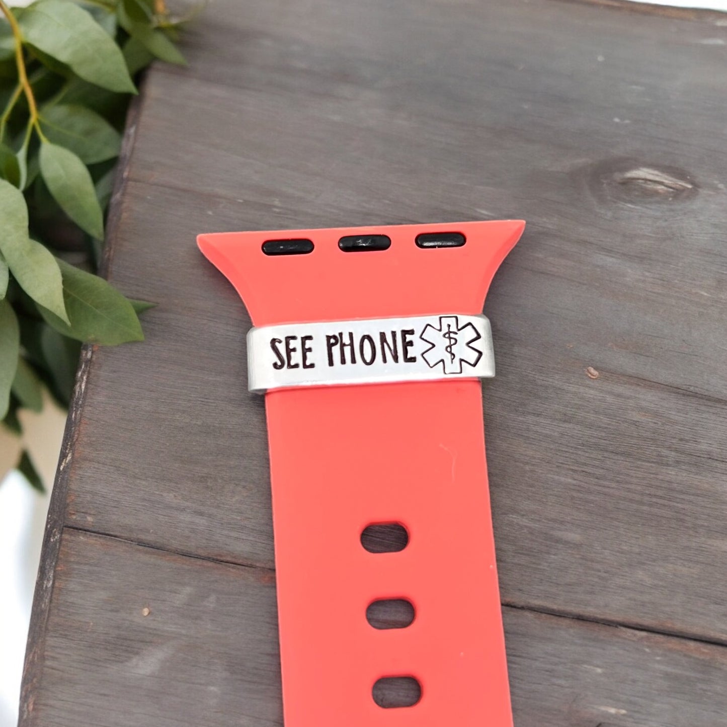 See Phone Watch Band Charm