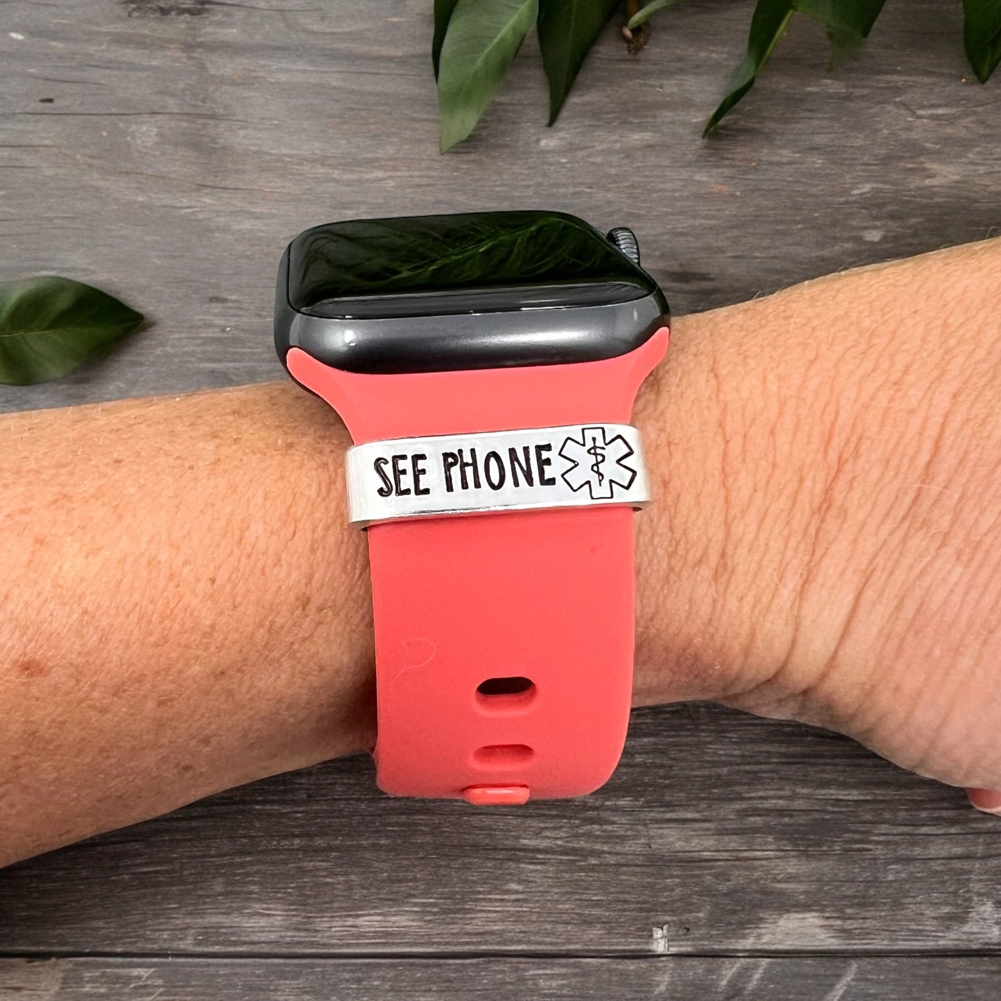 See Phone Watch Band Charm