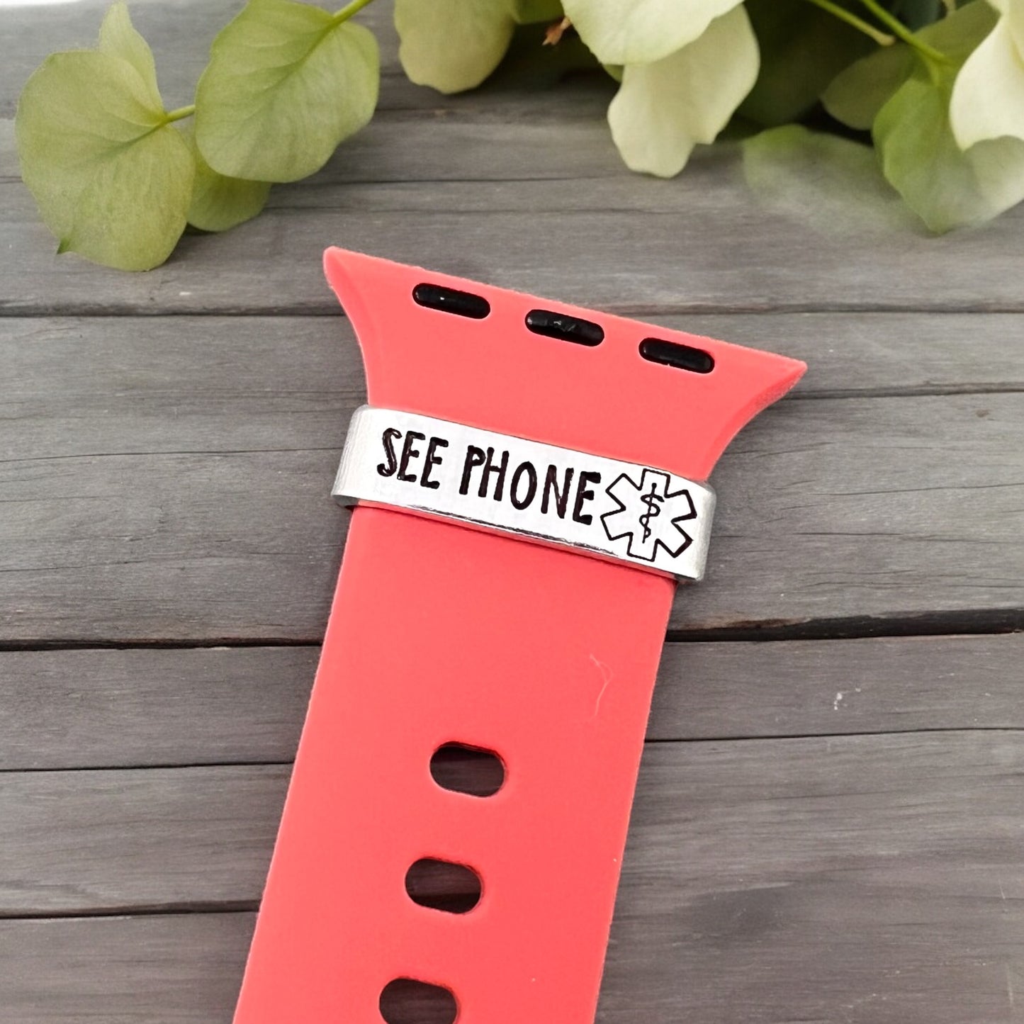 See Phone Watch Band Charm