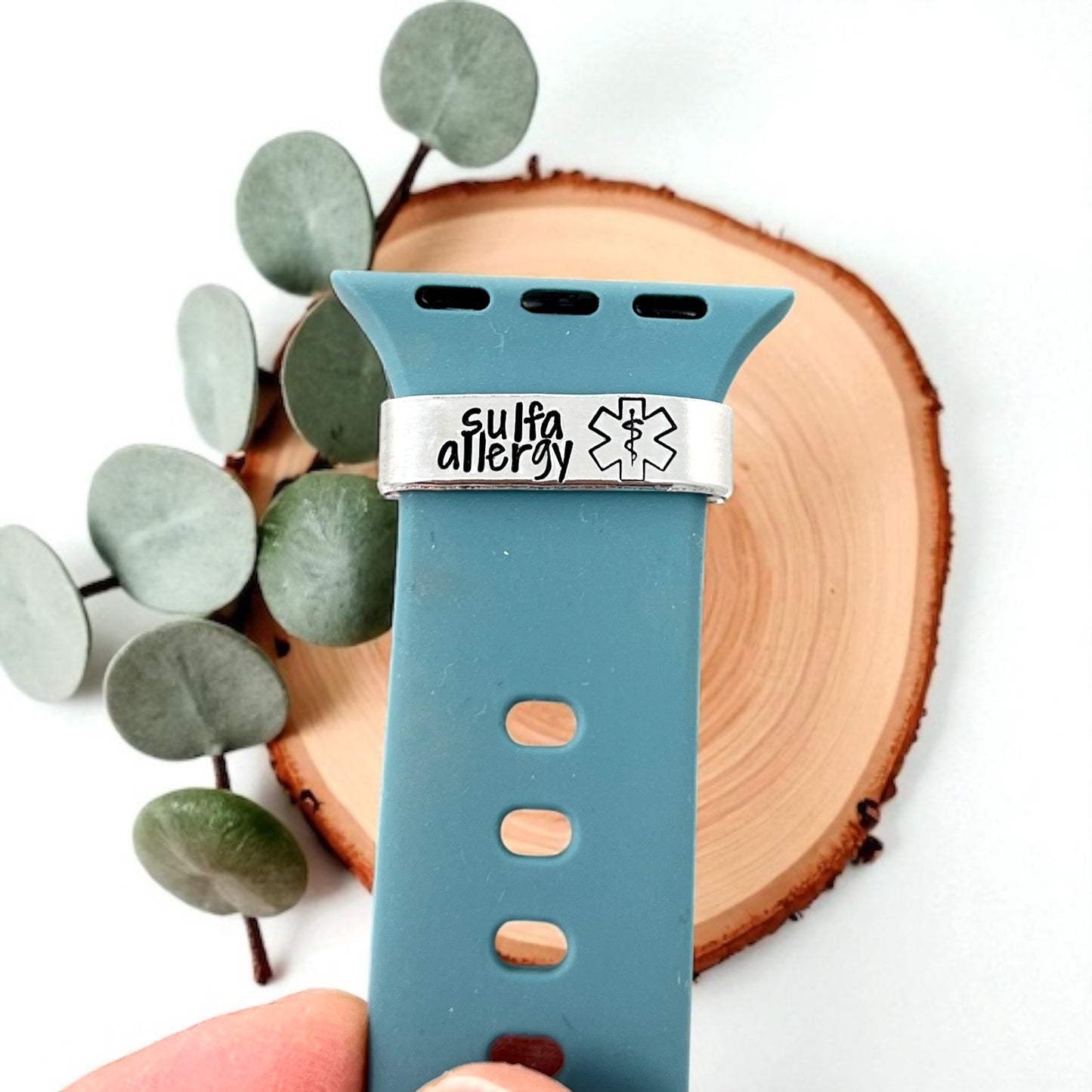 Sulfa Allergy Watch Charm