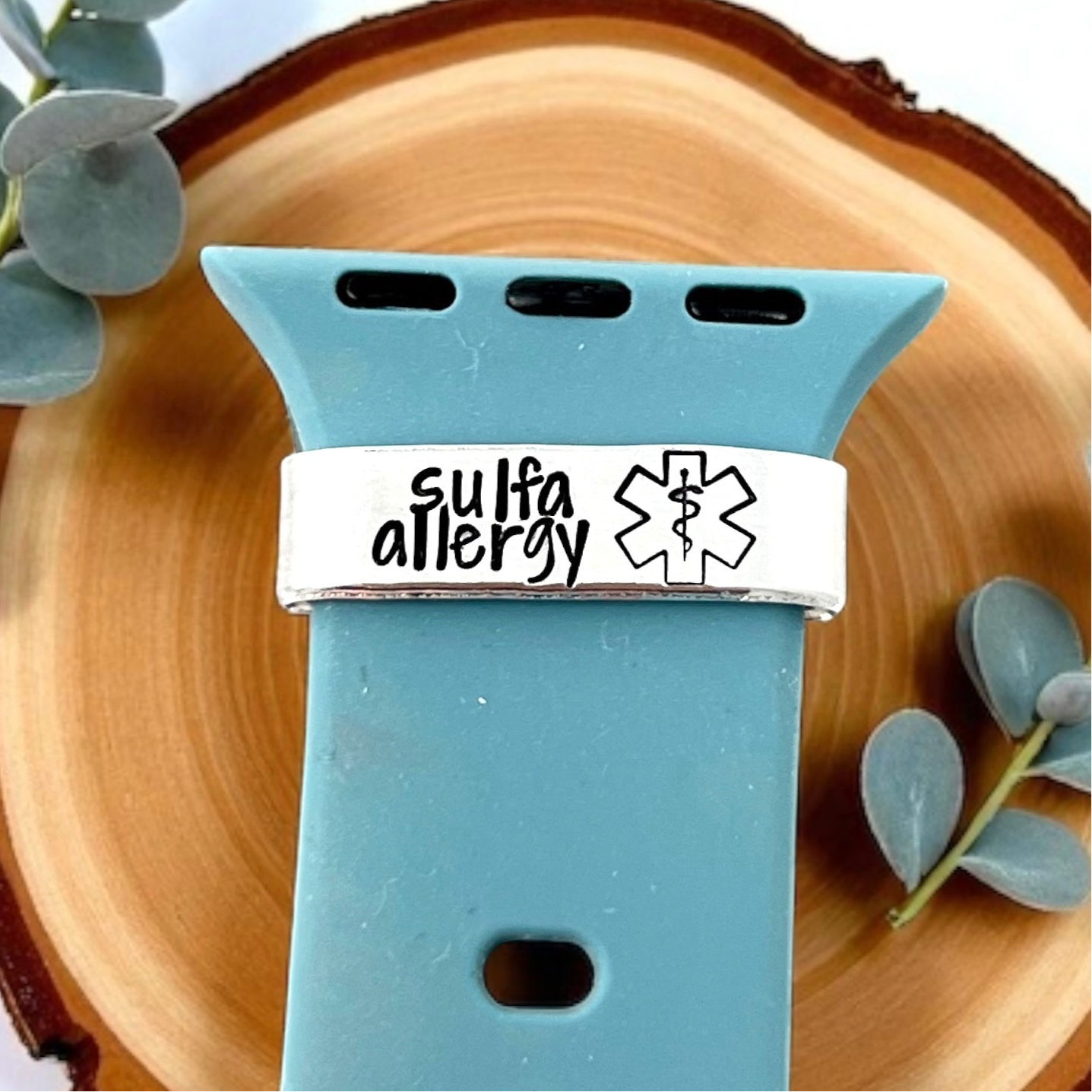 Sulfa Allergy Watch Charm