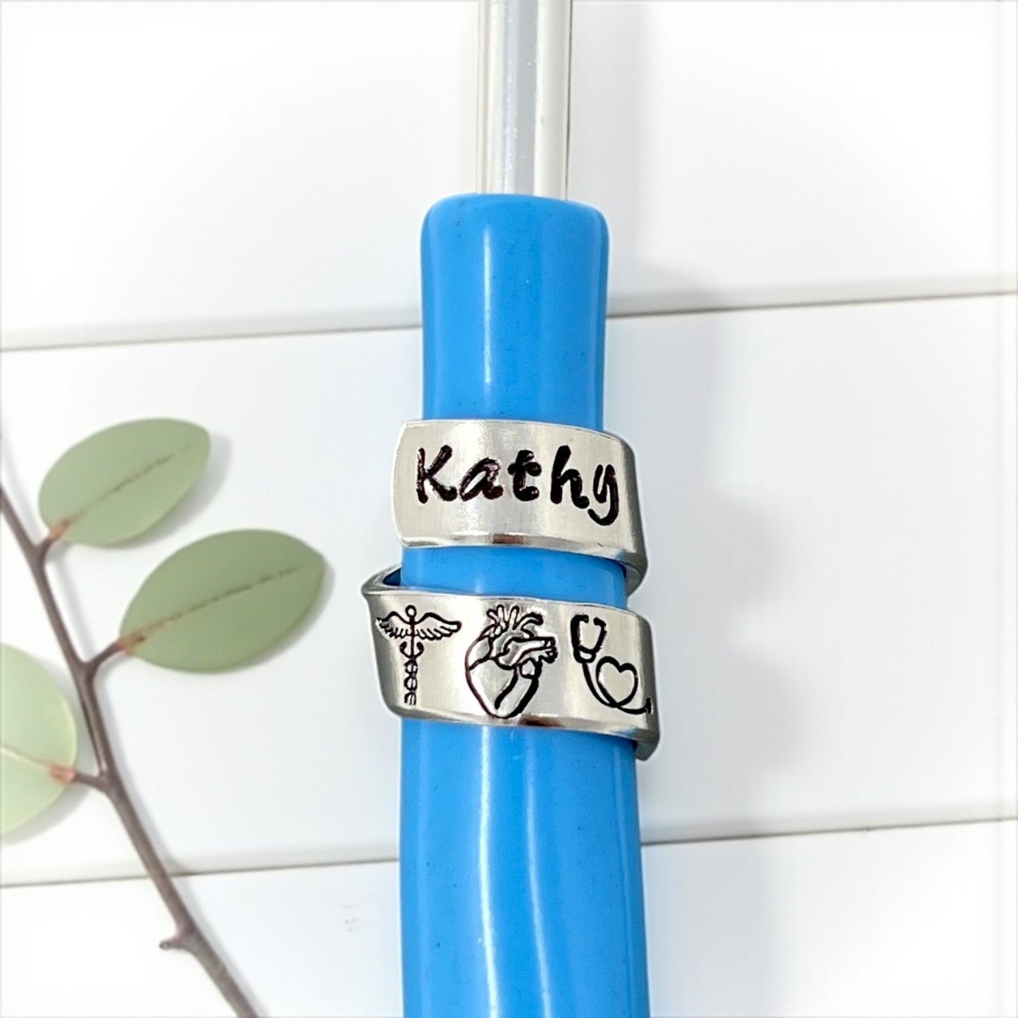 Stethoscope ID Tag / Caduceus Anatomical Heart Stethoscope