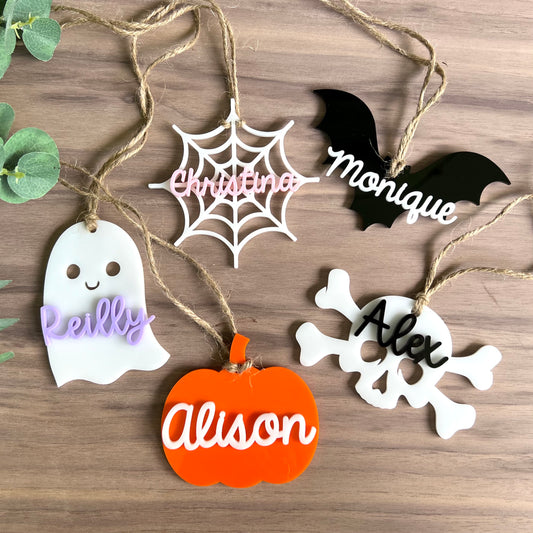 Halloween Basket Name Tags