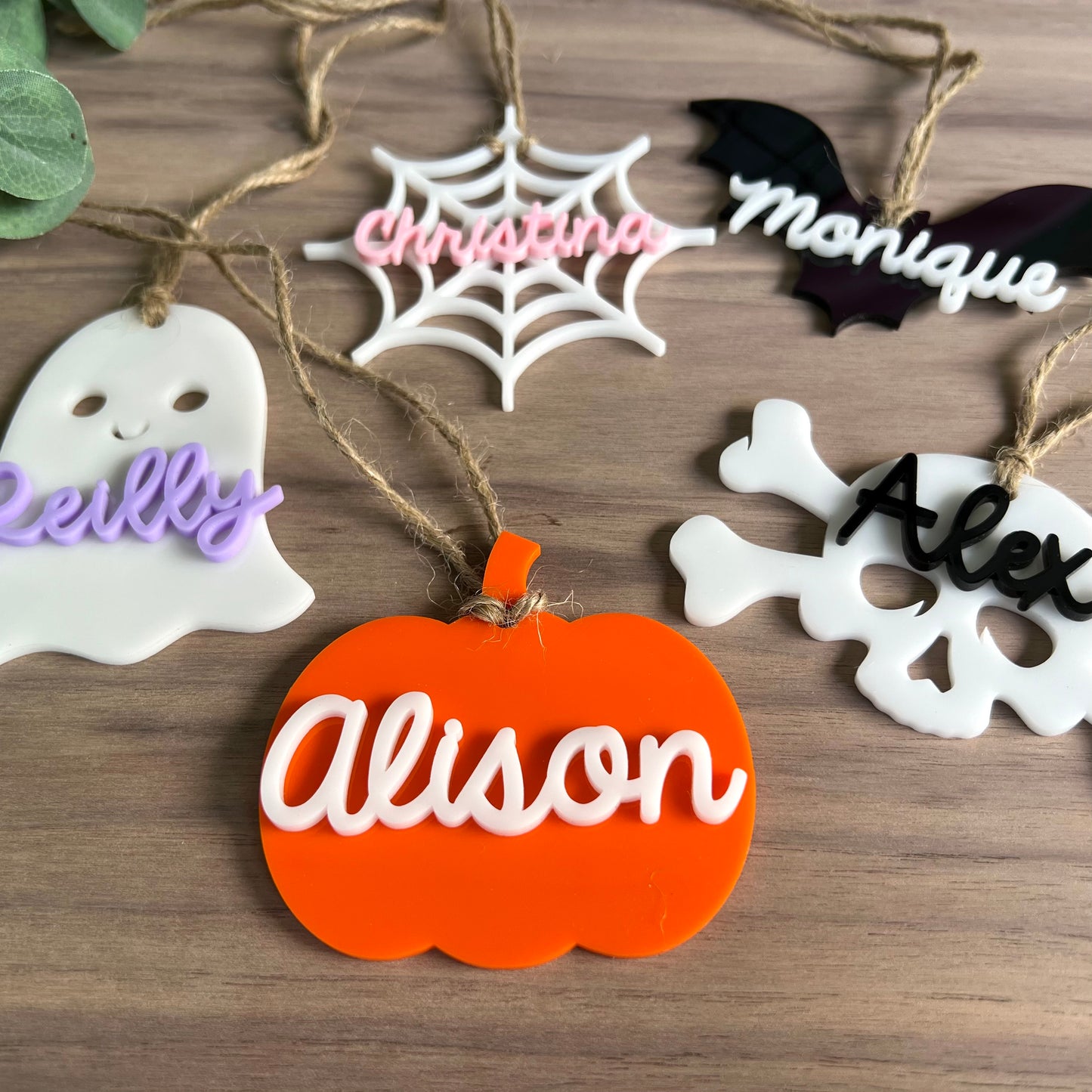 Halloween Basket Name Tags