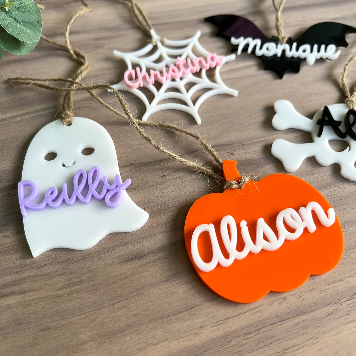 Halloween Basket Name Tags