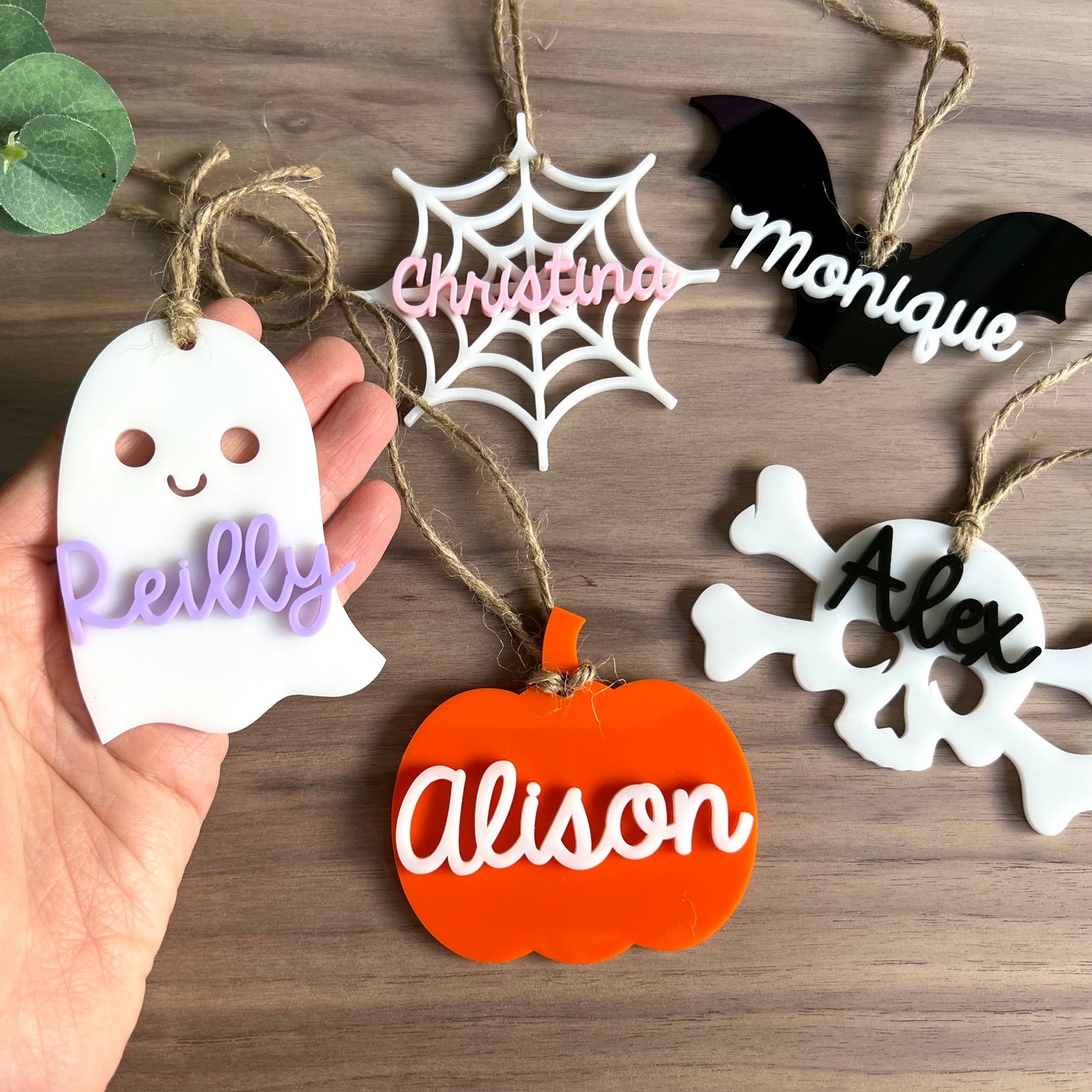 Halloween Basket Name Tags