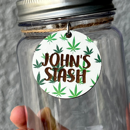 Personalized Stash Jar