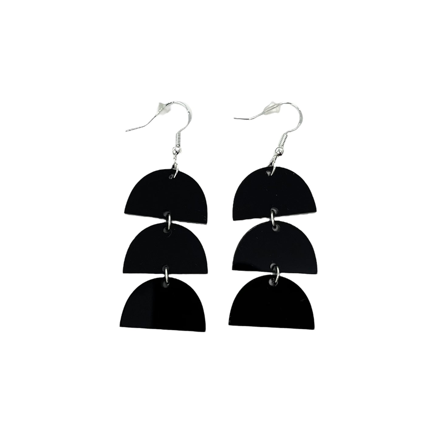 Black Trio Earrings