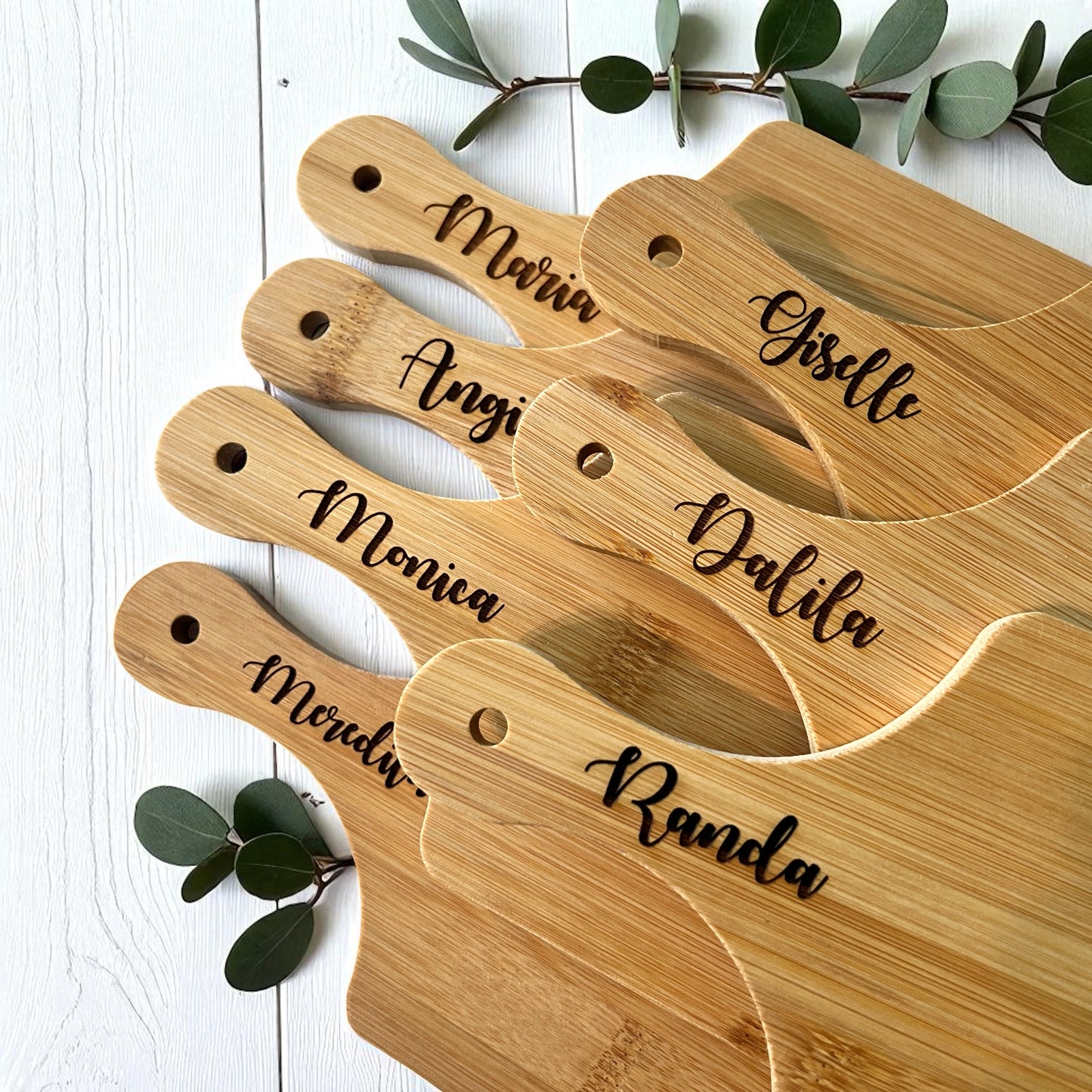 Mini Personalized Charcuterie Board On The Handle