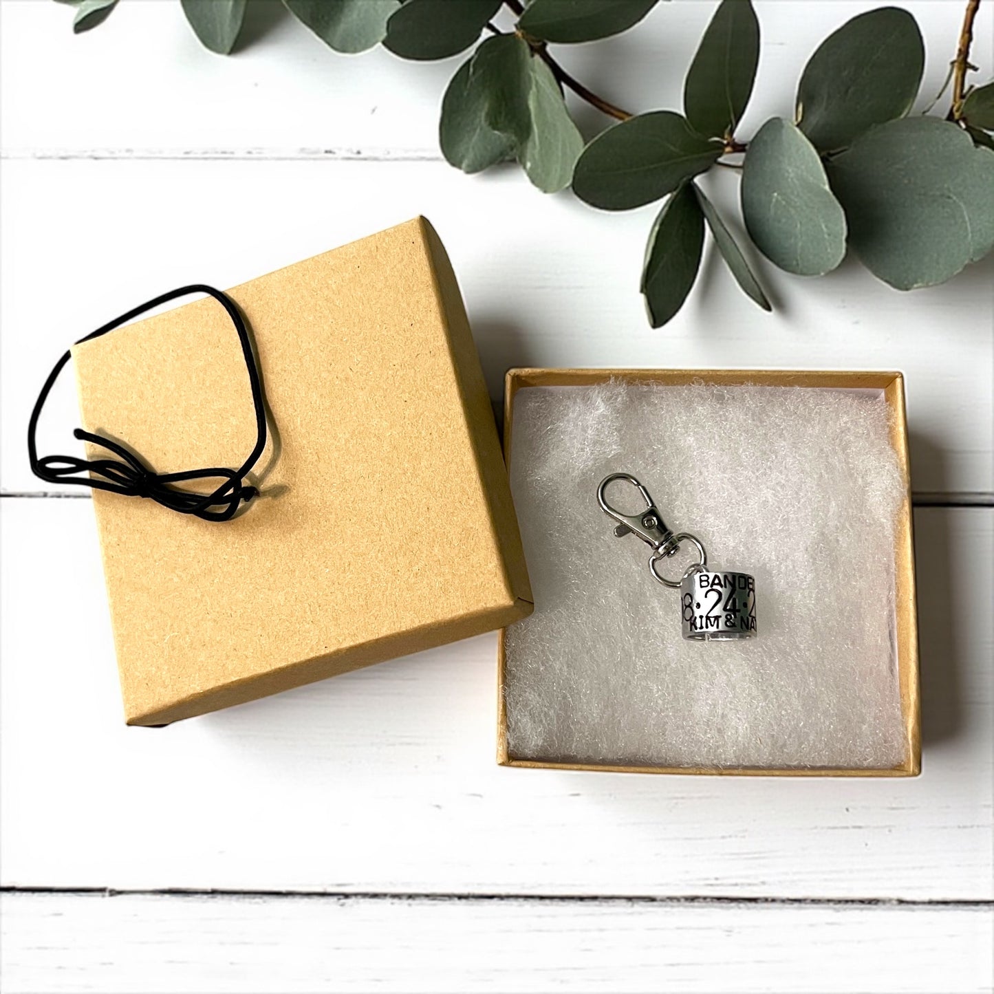 Custom Duck Band Style Keychain Clip