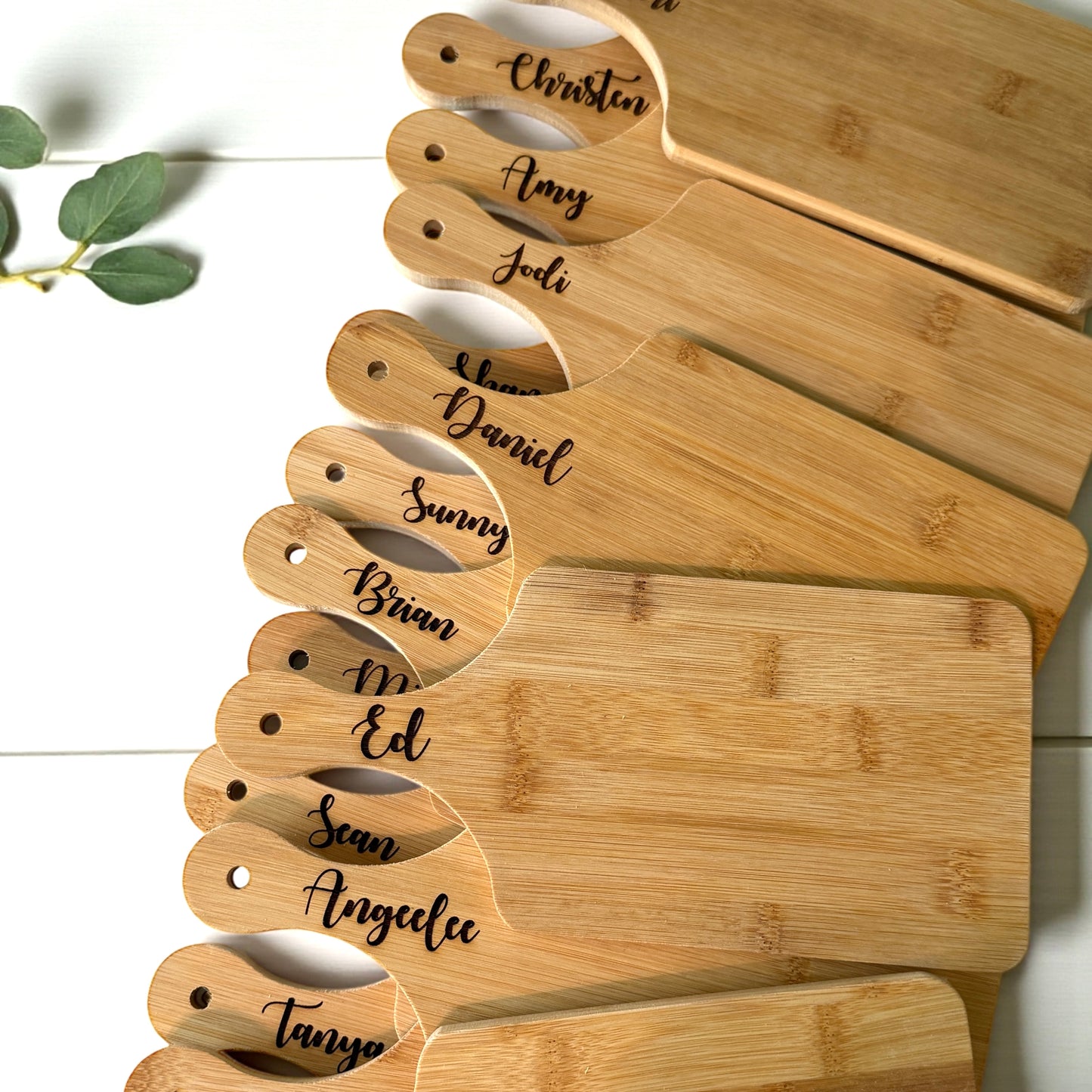 Mini Personalized Charcuterie Board On The Handle