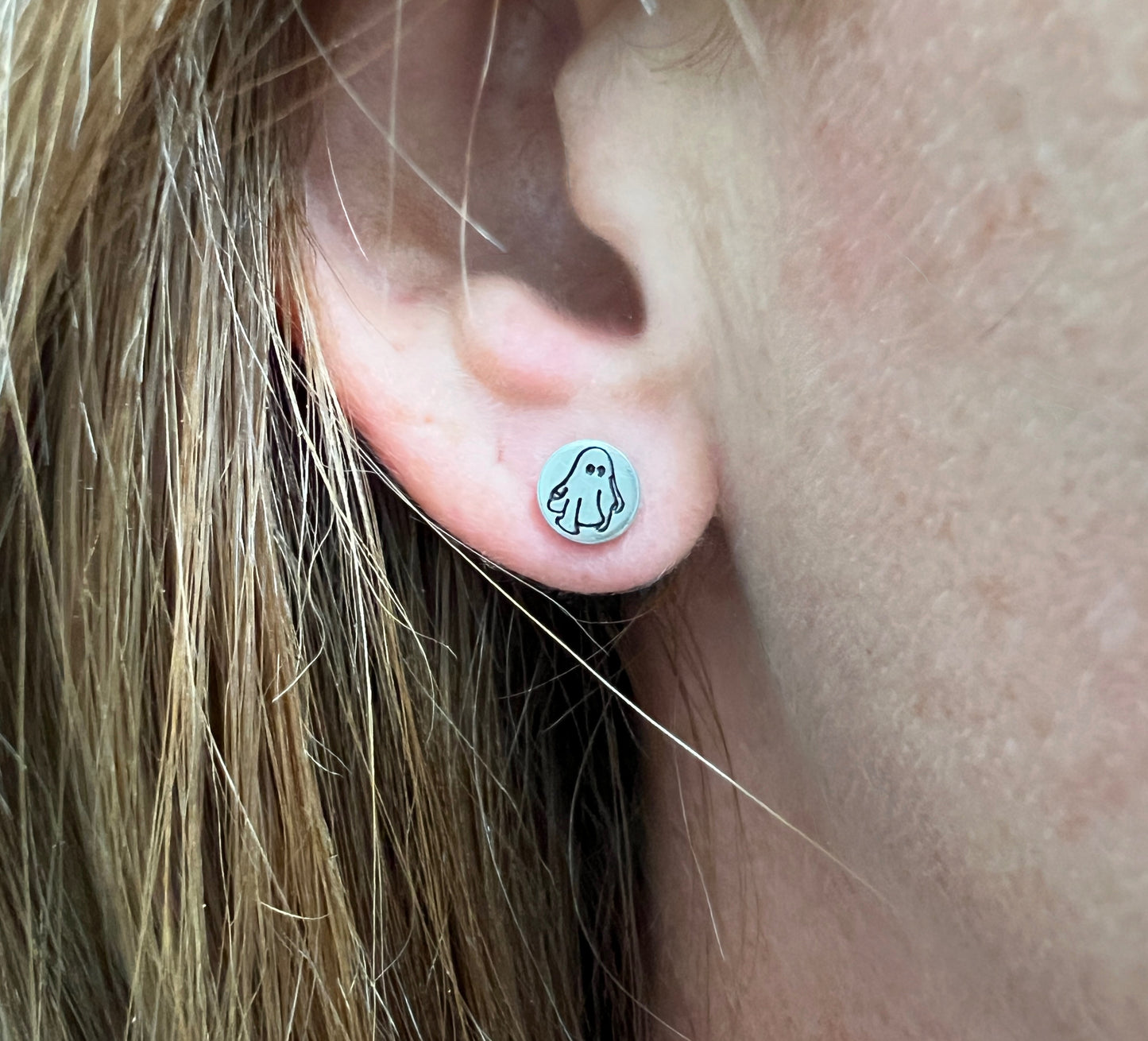 Ghost Stud Earrings