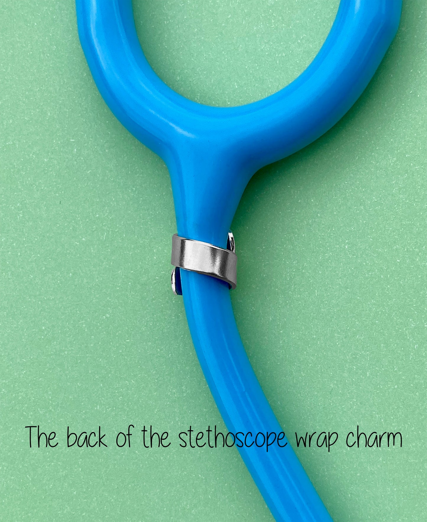 Wrap Linked Heart Stethoscope Tag