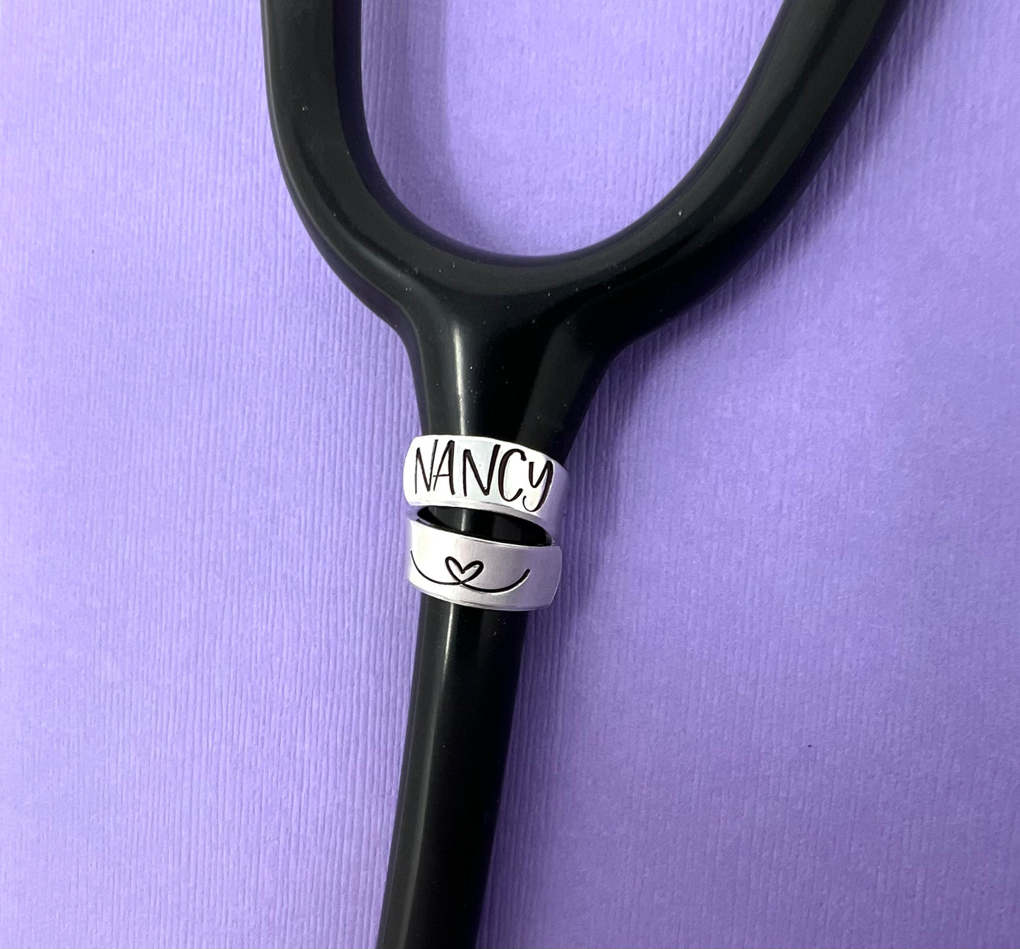 Wrap Linked Heart Stethoscope Tag